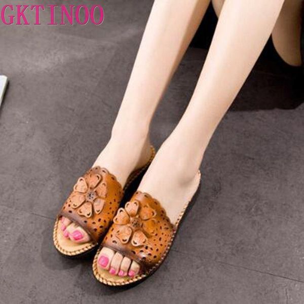 gktinoo 2021 summer women's slippers classic soft genuine leather slope with mom sandals outdoor walking beach women's slippers, Black
gktinoo 2021 summer women's slippers classic soft genuine leather slope with mom sandals outdoor walking beach women's slippers, Black