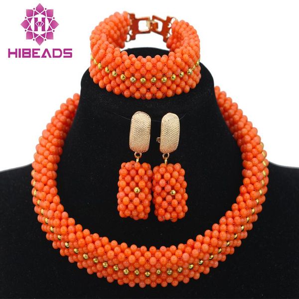 earrings & necklace trendy design african beads jewelry sets nigeria wedding orange coral bridal cj762, Silver
earrings & necklace trendy design african beads jewelry sets nigeria wedding orange coral bridal cj762, Silver