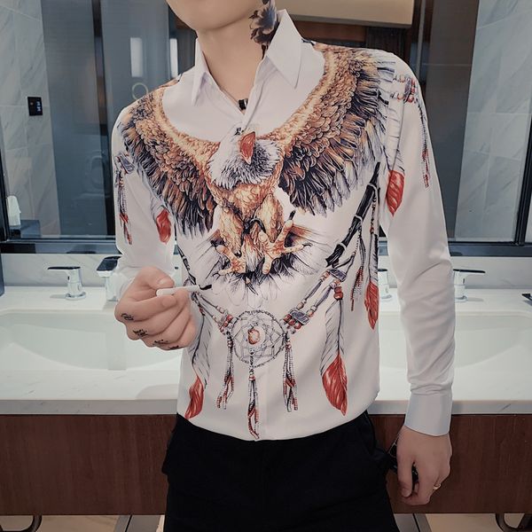 Ropa New Coreano Fino Ajuste Moda Imprimir Camisas Dos Homens Manga Longa Alta Qualidade Night Club/formatura Blusa Casu GK74, Black;brown
Ropa New Coreano Fino Ajuste Moda Imprimir Camisas Dos Homens Manga Longa Alta Qualidade Night Club/formatura Blusa Casu GK74, Black;brown