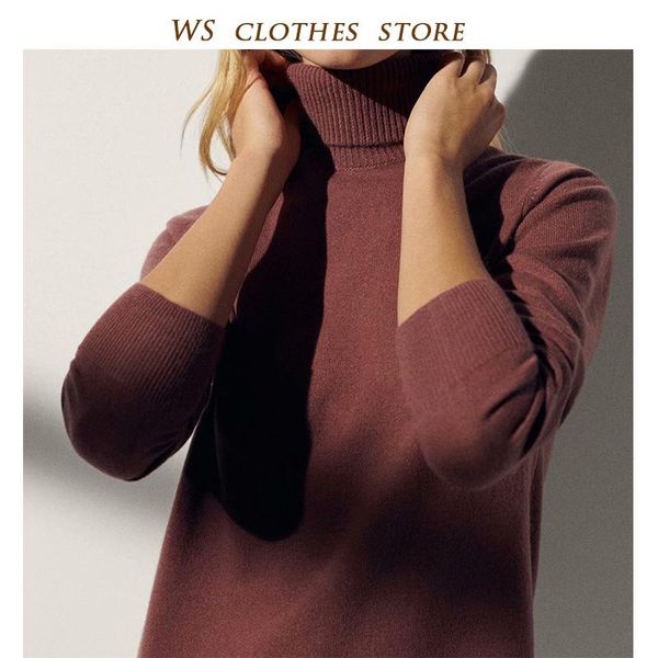 women's sweaters md 2021 fashion autumn winter turtleneck solid cashmere sweater women england style long sleeve office lady warm, White;black
women's sweaters md 2021 fashion autumn winter turtleneck solid cashmere sweater women england style long sleeve office lady warm, White;black