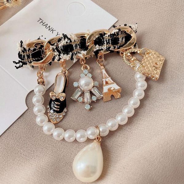 korean version of retro diamond-studded pearl brooch shoes bag shape pendant ladies accessories fast delivery, Gray
korean version of retro diamond-studded pearl brooch shoes bag shape pendant ladies accessories fast delivery, Gray