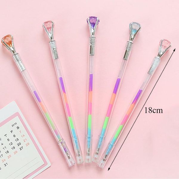 7pcs creative cartoon multicolor gel pen cute colored diamonds shape soft glue quick dry water pen children gifts school suppli
7pcs creative cartoon multicolor gel pen cute colored diamonds shape soft glue quick dry water pen children gifts school suppli
