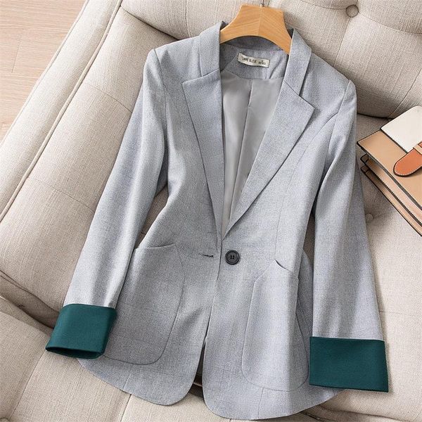 women blazer spring autumn 2021 new casual single button blazer pockets jackets female retro suits coat feminino blazers aq053, White;black
women blazer spring autumn 2021 new casual single button blazer pockets jackets female retro suits coat feminino blazers aq053, White;black