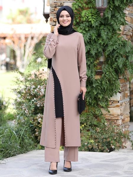ethnic clothing tunic trousers women combination muslim hijab suit season pearl detailed crepe quality fabric elastic waist turkey, Red
ethnic clothing tunic trousers women combination muslim hijab suit season pearl detailed crepe quality fabric elastic waist turkey, Red