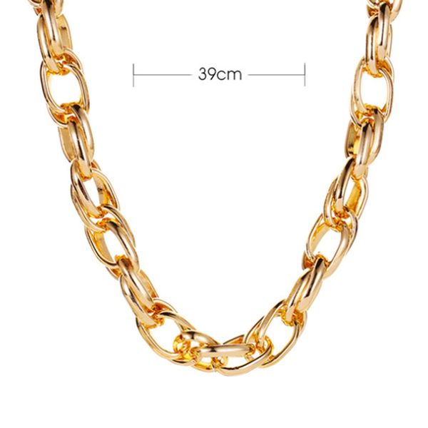 new product personality simple metal thick chain necklace exaggerated punk style ladies necklace
new product personality simple metal thick chain necklace exaggerated punk style ladies necklace