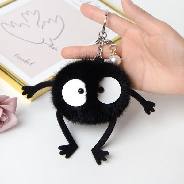 keychains plush black carbon coal ball keychain soft stuffed toy pendant pink real bag key purse decorate chain keyring, Silver
keychains plush black carbon coal ball keychain soft stuffed toy pendant pink real bag key purse decorate chain keyring, Silver