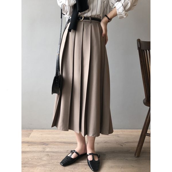 skirts yan shuang pleated female 2021 autumn korean high waist slim medium long umbrella swing skirt 9600, Black
skirts yan shuang pleated female 2021 autumn korean high waist slim medium long umbrella swing skirt 9600, Black