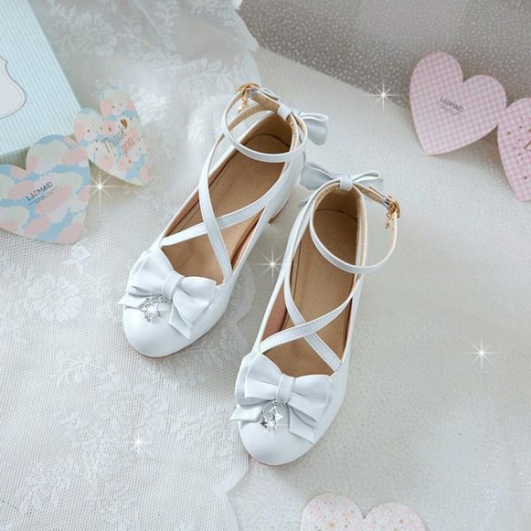 sandals cross bandage lolita shoes women white pumps thick heel 2021 spring female sweater bow for summer high heels, Black
sandals cross bandage lolita shoes women white pumps thick heel 2021 spring female sweater bow for summer high heels, Black