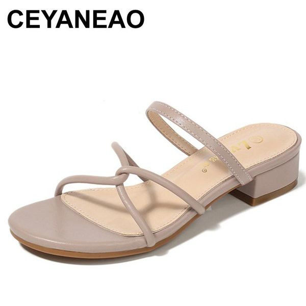 ceyaneao34-43 big size women sandals narrow band cross tied slippers thick heel summer gladiator sandalias mujer designer beach, Black
ceyaneao34-43 big size women sandals narrow band cross tied slippers thick heel summer gladiator sandalias mujer designer beach, Black