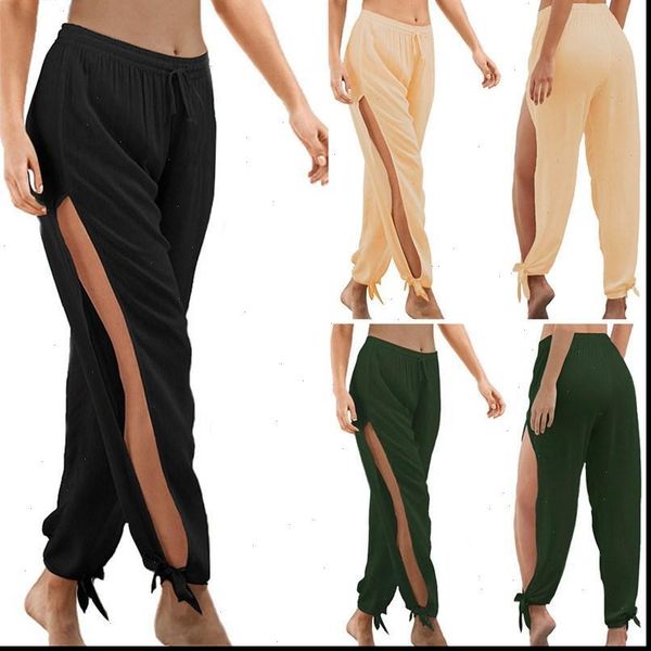 plus size summer causal women capris hollow out beach trousers loose dance wide leg pants elastic waist side high split, Black;white
plus size summer causal women capris hollow out beach trousers loose dance wide leg pants elastic waist side high split, Black;white