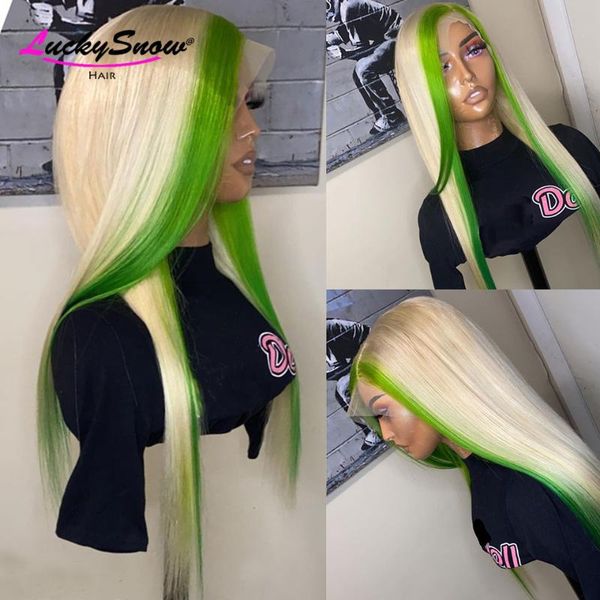 lace wigs 150% highlight green colored wig straight front human hair for women brazilian remy 613 honey blonde, Black;brown
lace wigs 150% highlight green colored wig straight front human hair for women brazilian remy 613 honey blonde, Black;brown