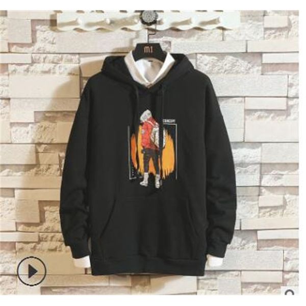the new hong kong style men's hooded sweatshirt of fall season is the personalized printed hf50, Black;brown
the new hong kong style men's hooded sweatshirt of fall season is the personalized printed hf50, Black;brown