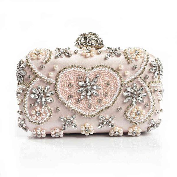 luxury crystal evening bag handmade style rhinestones pearl women bags vintage satin lady party wedding clutches purses
luxury crystal evening bag handmade style rhinestones pearl women bags vintage satin lady party wedding clutches purses