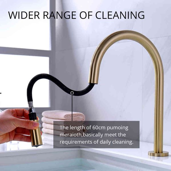 kitchen faucets dual holes singe handle design sink matt burnish gold brass double hole pull out deck-mount mixer tap 1j5a
kitchen faucets dual holes singe handle design sink matt burnish gold brass double hole pull out deck-mount mixer tap 1j5a