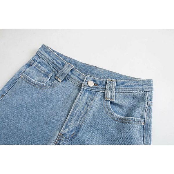 2021 new woman jeans high waist straight pants denim female trousers plus size hoky, Blue
2021 new woman jeans high waist straight pants denim female trousers plus size hoky, Blue