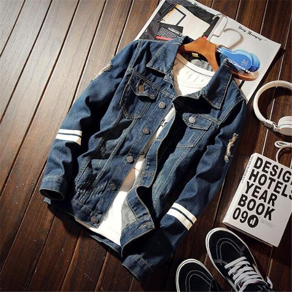 men's jackets fad denim jacket hip hop male retro high street casual bomber harajuku vogue cowboy jean, Black;brown
men's jackets fad denim jacket hip hop male retro high street casual bomber harajuku vogue cowboy jean, Black;brown