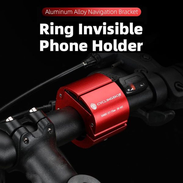 bicycle mobile phone holder aluminum alloy invisible ring phone holder navigation bracket mountain bike bicycle handlebar mount
bicycle mobile phone holder aluminum alloy invisible ring phone holder navigation bracket mountain bike bicycle handlebar mount