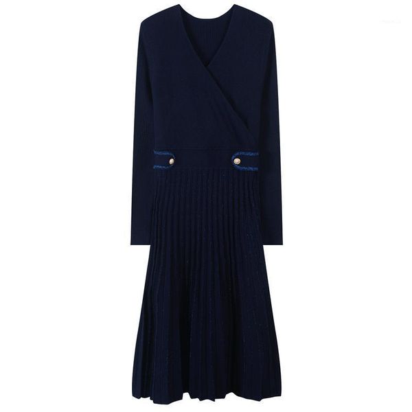 casual dresses runway v-neck knitted women party buttons vestidos female slim fit long sleeve shiny ladies midi dress a-line, Black;gray
casual dresses runway v-neck knitted women party buttons vestidos female slim fit long sleeve shiny ladies midi dress a-line, Black;gray