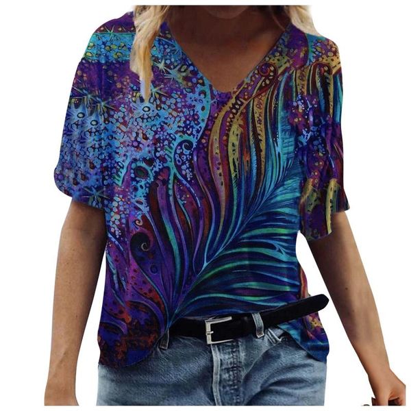 women's t-shirt fashion summer printed tshirt short sleeve crew-neck casual women tee ropa mujer 2021 #p3, White
women's t-shirt fashion summer printed tshirt short sleeve crew-neck casual women tee ropa mujer 2021 #p3, White