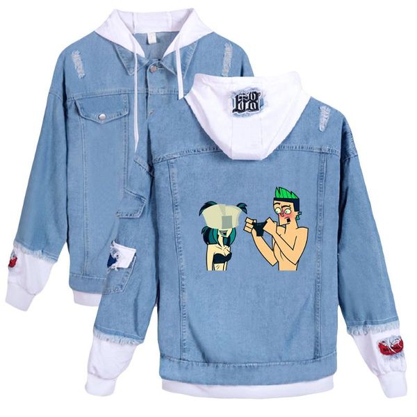 men's jackets denim jacket total drama 2d print casual men women clothes, Black;brown
men's jackets denim jacket total drama 2d print casual men women clothes, Black;brown