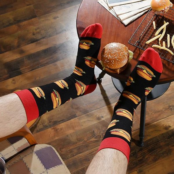 sports socks multi-color quality mens cycling creative gourmet hamburger fries pattern cotton spandex nylon breathable casual combed, Black
sports socks multi-color quality mens cycling creative gourmet hamburger fries pattern cotton spandex nylon breathable casual combed, Black