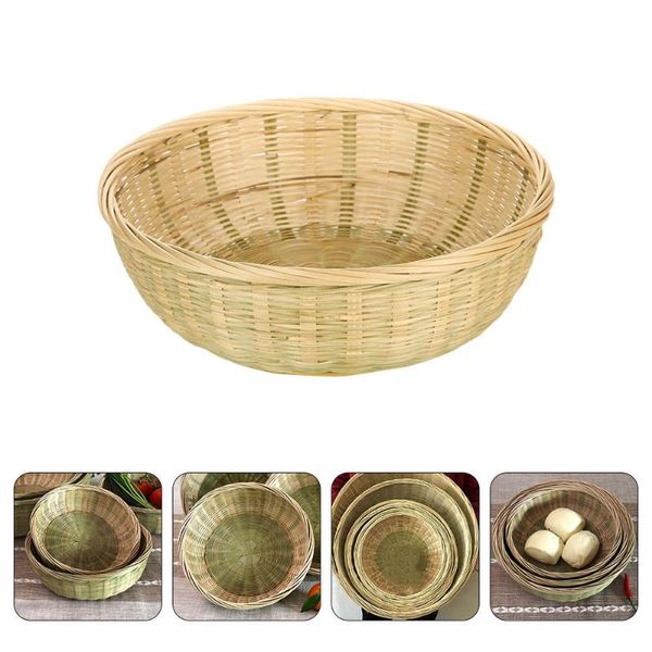 laundry storage & organization 1pc bamboo product sieve basket (random color) 
laundry storage & organization 1pc bamboo product sieve basket (random color)