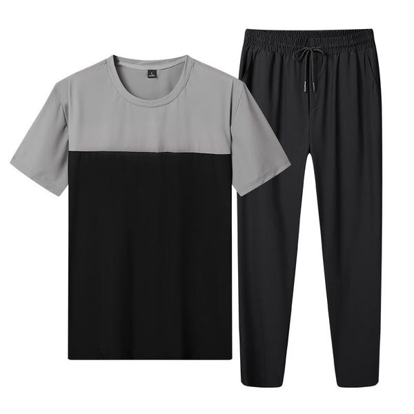jogging clothing summer sport suit men's sets t shirts+ pants two pieces male casual tracksuit o-neck sportswear sweatsuit, Black;red
jogging clothing summer sport suit men's sets t shirts+ pants two pieces male casual tracksuit o-neck sportswear sweatsuit, Black;red
