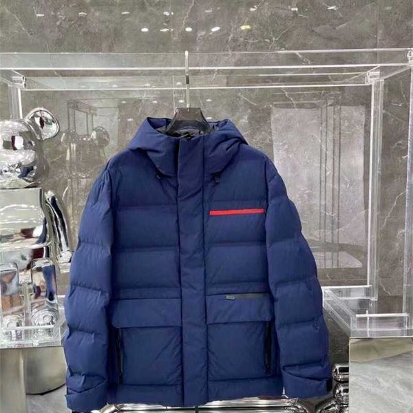 autumn and winter red label rubber strip men's fashion casual hooded warm down jacket winter jacket men clothing 211110, Black
autumn and winter red label rubber strip men's fashion casual hooded warm down jacket winter jacket men clothing 211110, Black