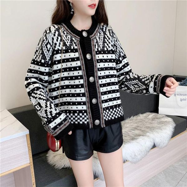 women's knits & tees graceful sweater jacket vintage autumn/winter 2021 style knitted cardigan round neck top, White
women's knits & tees graceful sweater jacket vintage autumn/winter 2021 style knitted cardigan round neck top, White
