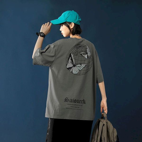 butterfly short sleeve element t-2021 new female students korean version loose in fashionable girls half sleeves b0ca, White
butterfly short sleeve element t-2021 new female students korean version loose in fashionable girls half sleeves b0ca, White