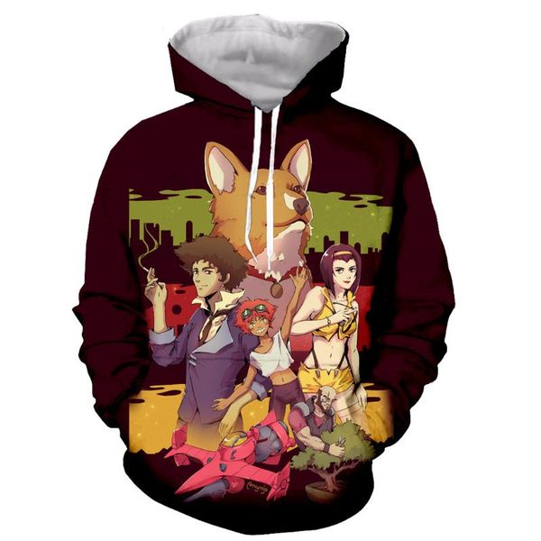 men's hoodies & sweatshirts cowboy bebop funny fashion long sleeves 3d print zipper/hoodies/sweatshirts/jacket/men/women drop, Black
men's hoodies & sweatshirts cowboy bebop funny fashion long sleeves 3d print zipper/hoodies/sweatshirts/jacket/men/women drop, Black