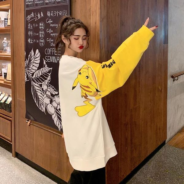 fashion cute women sweatshirt autumn long sleeve loose pullovers hit color girls sweatshirt harajuku streetwear, Black
fashion cute women sweatshirt autumn long sleeve loose pullovers hit color girls sweatshirt harajuku streetwear, Black