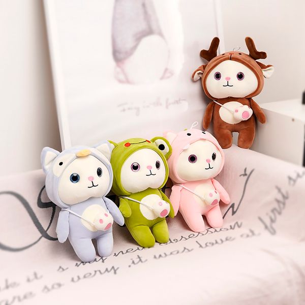 25cm kawaii plush cat toys stuffed animals soft cat plushie turn into penguin dinosaur frog elk transform toys for girls kids
25cm kawaii plush cat toys stuffed animals soft cat plushie turn into penguin dinosaur frog elk transform toys for girls kids