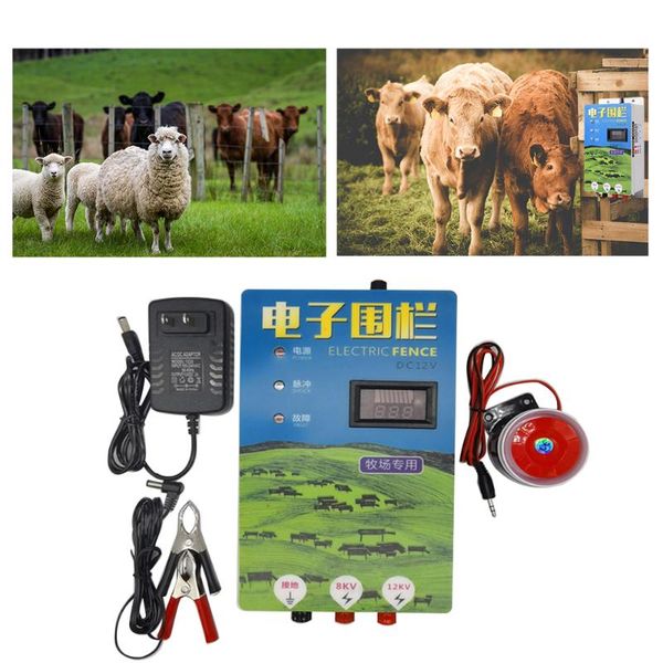 fencing, trellis & gates electric fence 12v high voltage pulse controller shepherd poultry farm tools with alarm 5/10/20/30/40km
fencing, trellis & gates electric fence 12v high voltage pulse controller shepherd poultry farm tools with alarm 5/10/20/30/40km