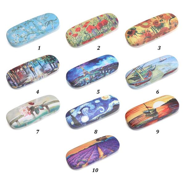 sunglasses frames 1pc fashion vintage oil painting style portable hard leather glasses box floral print eyeglasses case eyewear protector, Silver
sunglasses frames 1pc fashion vintage oil painting style portable hard leather glasses box floral print eyeglasses case eyewear protector, Silver