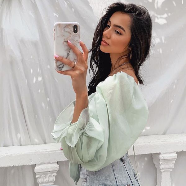 square collar fashion flare sleeve chiffon blouse shirts summer backless lace up crop blouse blusas mujer, White
square collar fashion flare sleeve chiffon blouse shirts summer backless lace up crop blouse blusas mujer, White