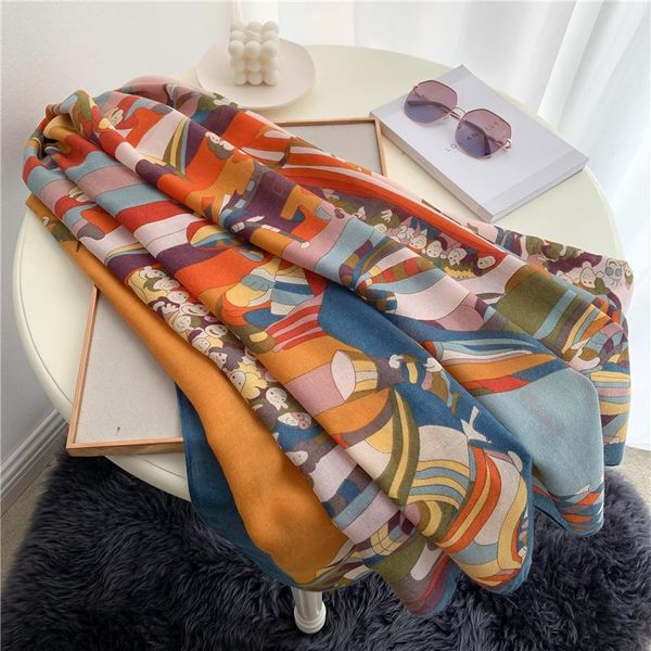 scarves 2021 design print cotton scarf shawl wrap women spring winter warm female foulard hijab large beach store, Blue;gray
scarves 2021 design print cotton scarf shawl wrap women spring winter warm female foulard hijab large beach store, Blue;gray