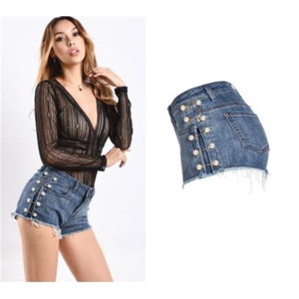 women's shorts womens denim pearl rivets washed spring summer plus size high waist feminino j2693 ukv2, White;black
women's shorts womens denim pearl rivets washed spring summer plus size high waist feminino j2693 ukv2, White;black
