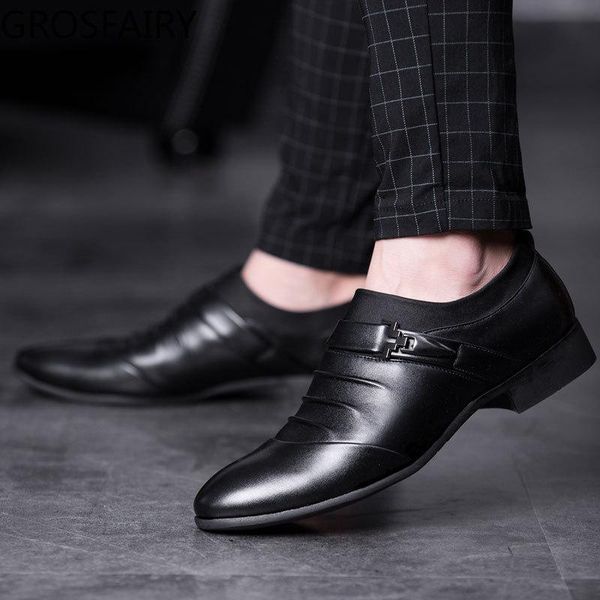 dress shoes men's leather shoes, business pointed banquet zapatos de hombre mens, Black
dress shoes men's leather shoes, business pointed banquet zapatos de hombre mens, Black