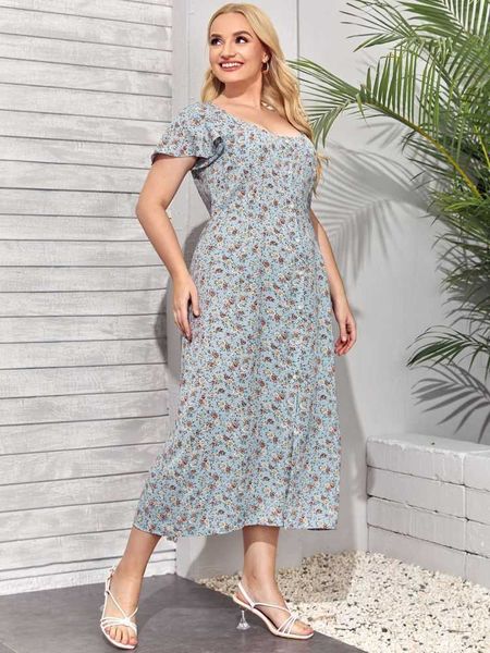 2021 drs summer sweet temperament first love tea break large skirt, Black;gray 
2021 drs summer sweet temperament first love tea break large skirt, Black;gray
