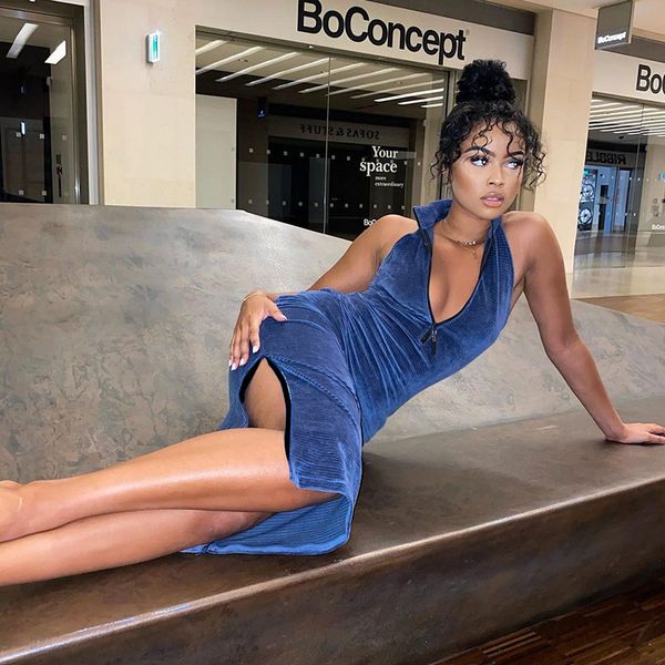 zipper split sleeveless bodycon midi dresses for women 2021 elegant party night club dress blue black d70-ci31, Black;gray
zipper split sleeveless bodycon midi dresses for women 2021 elegant party night club dress blue black d70-ci31, Black;gray