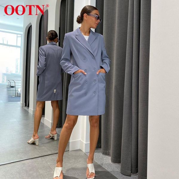 casual dresses ootn double breasted blue ladies dress long sleeve women autumn mini office work elegant black blazer formal wear, Black;gray
casual dresses ootn double breasted blue ladies dress long sleeve women autumn mini office work elegant black blazer formal wear, Black;gray