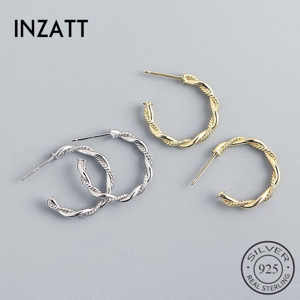 stud inzareal 925 sterling silver spiral earrings for fashion women party minimalist fine jewelry geometric punk accessories, Golden;silver
stud inzareal 925 sterling silver spiral earrings for fashion women party minimalist fine jewelry geometric punk accessories, Golden;silver