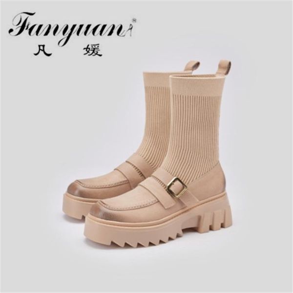 boots fanyuan classic 2021 women ankle brand metal decoration low heels genuine leather knitting shoes woman autumn winter, Black
boots fanyuan classic 2021 women ankle brand metal decoration low heels genuine leather knitting shoes woman autumn winter, Black