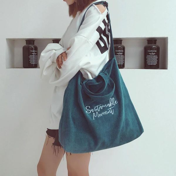 evening bags corduroy handbag literary embroidery letter tote bag retro college style shoulder
evening bags corduroy handbag literary embroidery letter tote bag retro college style shoulder