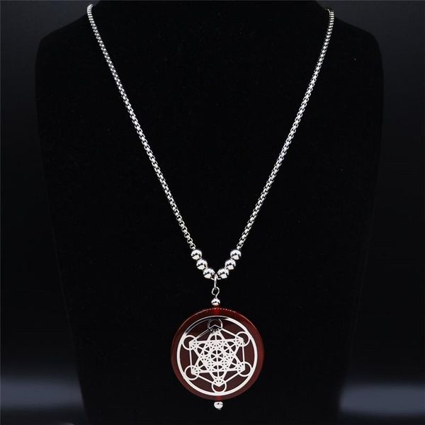 pendant necklaces yoga flower of life stainless steel long necklace women red color natural stone spiritual jewelry bijoux femme na10s04, Silver
pendant necklaces yoga flower of life stainless steel long necklace women red color natural stone spiritual jewelry bijoux femme na10s04, Silver
