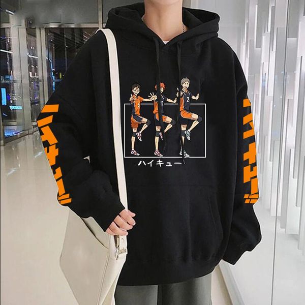 men's hoodies & sweatshirts harajuku anime haikyuu hoodie funny cartoon volleyball junior print graphic pullover korean fashion overs, Black
men's hoodies & sweatshirts harajuku anime haikyuu hoodie funny cartoon volleyball junior print graphic pullover korean fashion overs, Black