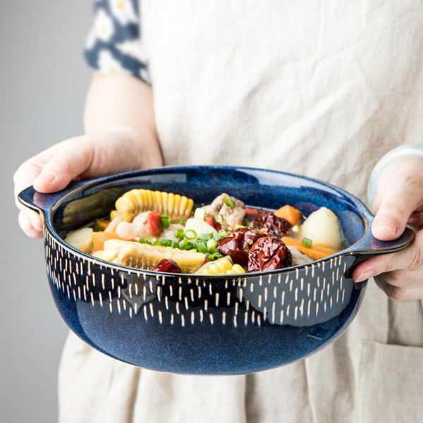 creative 8-inch large soup bowl household anti-scalding handle ceramic bowl noodle nordic deep large tableware
creative 8-inch large soup bowl household anti-scalding handle ceramic bowl noodle nordic deep large tableware