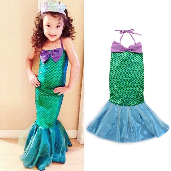 girls little mermaid dress cosplay princess arier costume fancy trumpet tail birthday gift bow clothes kids cute aril dresses, Red;yellow
girls little mermaid dress cosplay princess arier costume fancy trumpet tail birthday gift bow clothes kids cute aril dresses, Red;yellow