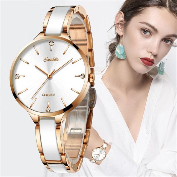 wristwatches sunkta women watches ceramic watch simple diamond clock casual fashion sport waterproof wristwatch relogio feminino, Slivery;brown
wristwatches sunkta women watches ceramic watch simple diamond clock casual fashion sport waterproof wristwatch relogio feminino, Slivery;brown